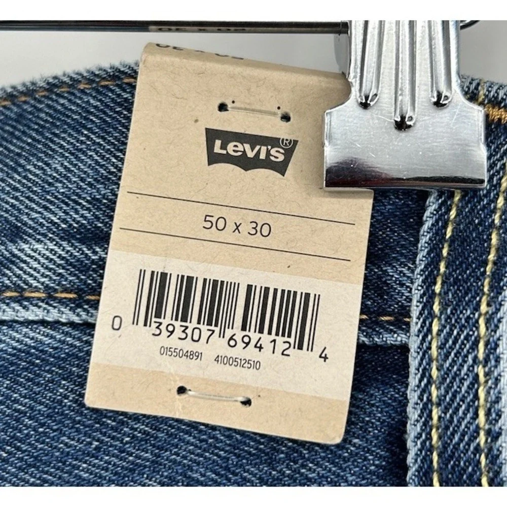 Levi's 550 Relaxed Tapered Leg Blue‎ Denim Jeans Men's Size 54x30 NWT
